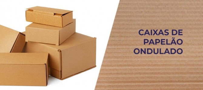Caixa de papelão ondulado
