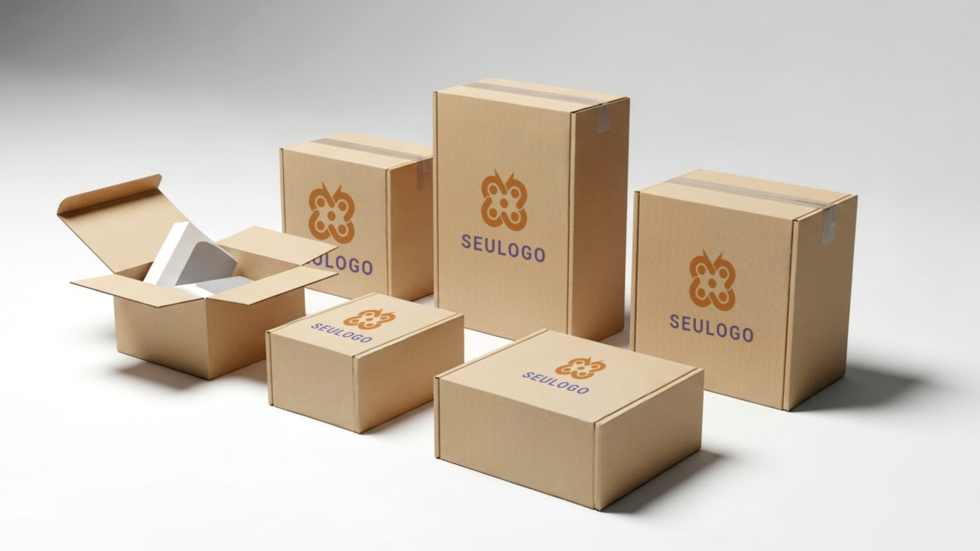 Caixas de papelão para e-commerce