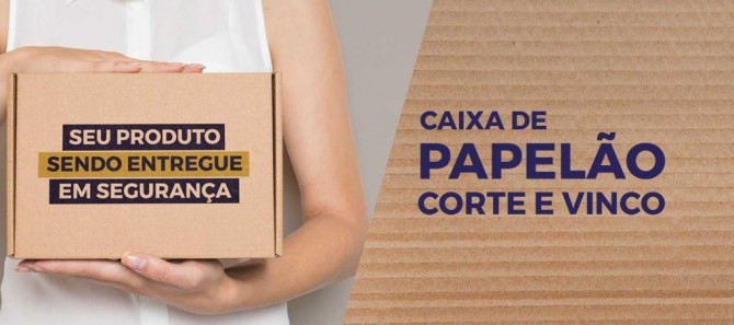 Caixa de Papelão Corte e Vinco
